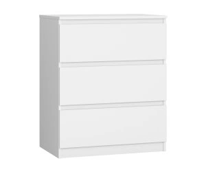 Комод Идея 858*450*700 (, , 3 ящ., корпус: белый гладкий, фасад: ЛДСП Классика белый гладкий, в пакетах)