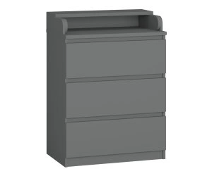 Комод Идея 976*450*700 (, , 3 ящ., корпус: антрацит, фасад: ЛДСП альтернатива антрацит, в пакетах)