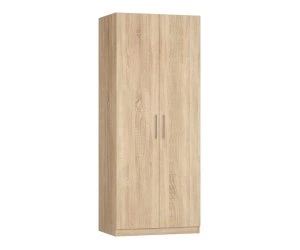 Шкаф Ника 0 ящ, бельевой, створки: 2, 2219*505*800 (, 2 дв., ниша: Нет, корпус: дуб сонома, фасад: ЛДСП Классика Дуб сонома, в пакетах)
