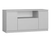 ТВ Тумба Идея 600*400*1200 (, 2 дв.1 ящ., ниша: Да, корпус: серый, фасад: ЛДСП Классика серый, в пакетах)