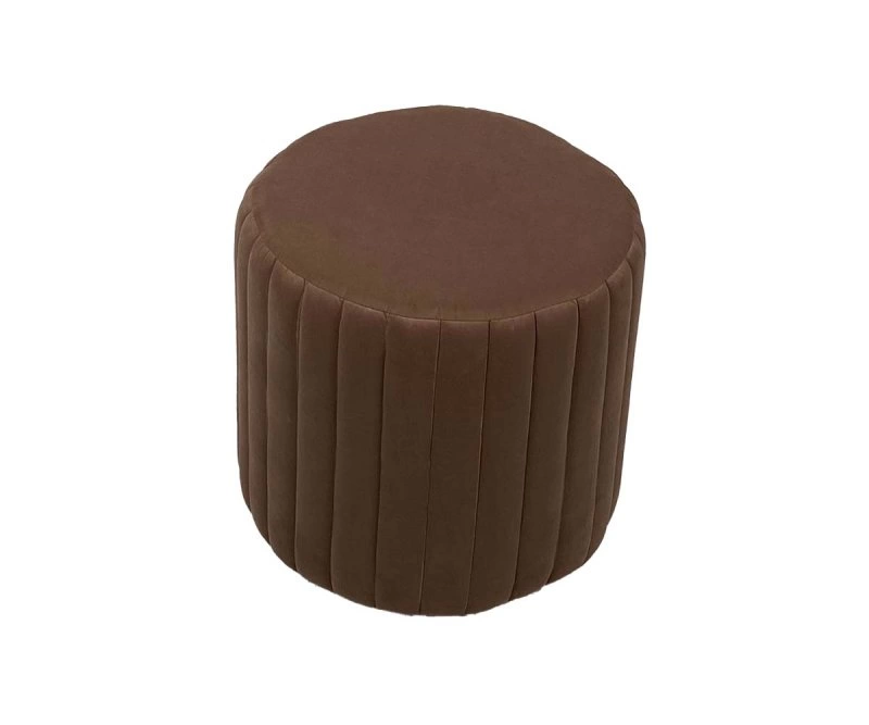 Пуф Лофт круглый  прошивкой Velutto 22