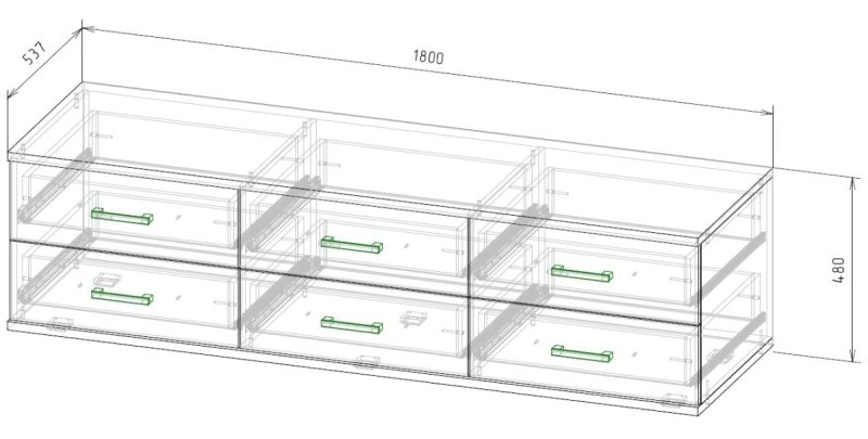 арт. 011963 6 ящ