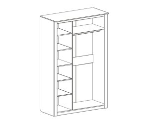 Шкаф трёхдверный