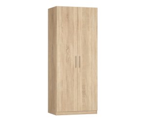 Шкаф Ника 0 ящ, бельевой, створки: 2, 2219*505*800 (, 2 дв., ниша: Нет, корпус: дуб сонома, фасад: ЛДСП Классика Дуб сонома, в пакетах)