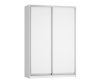 *набор Шкаф-Купе Персей, 2411*647*1640, двери: ЛДСП/ЛДСП (, Корпус: белый кристалл, фасад: целый белый кристалл Уют КР 01 серебро матовое, в пакетах)