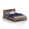 Кровать Соренто Бонифаций, сп. место: 1200*2000, изголовье: ЛДСП, основание: ортопедическое (, 880*2150*1280, , корпус: Дуб стирлинг/Кофе структурный матовый, фасад: ЛДСП, в пакетах)